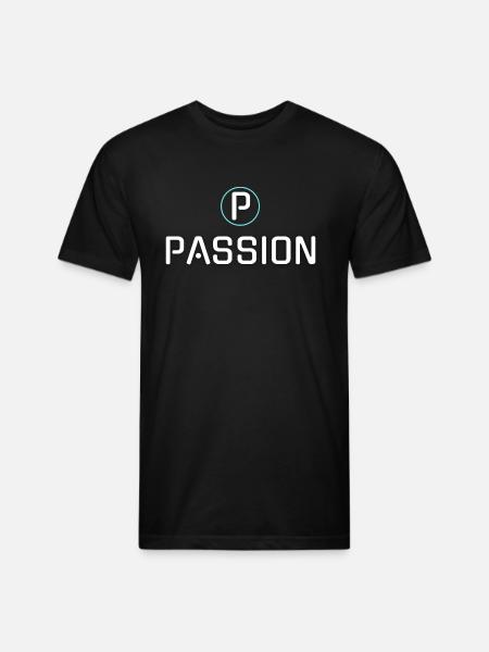 Passion - Unisex Poly/Cotton T-Shirt - black