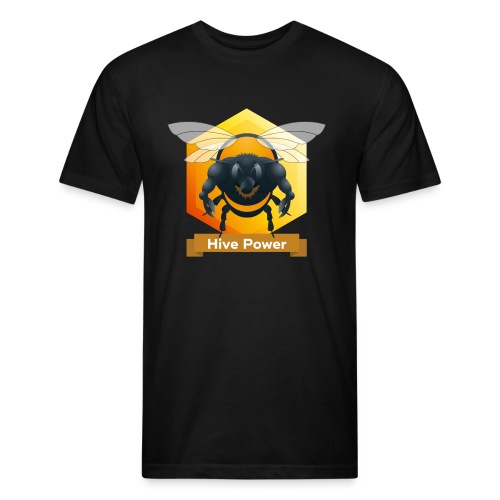 Hive Power - Fitted Cotton/Poly T-Shirt by Next Level