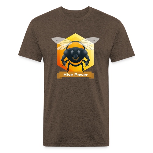 Hive Power - Fitted Cotton/Poly T-Shirt by Next Level
