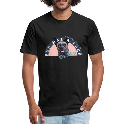 Big Mama Fur Has a Face - Men’s Fitted Poly/Cotton T-Shirt