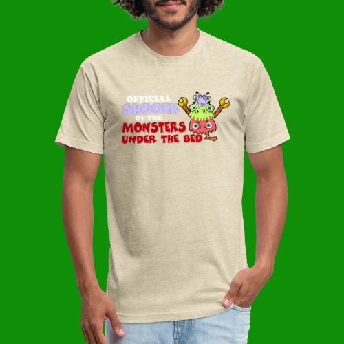 Official Shooer of the Monsters Under the Bed - Men’s Fitted Poly/Cotton T-Shirt