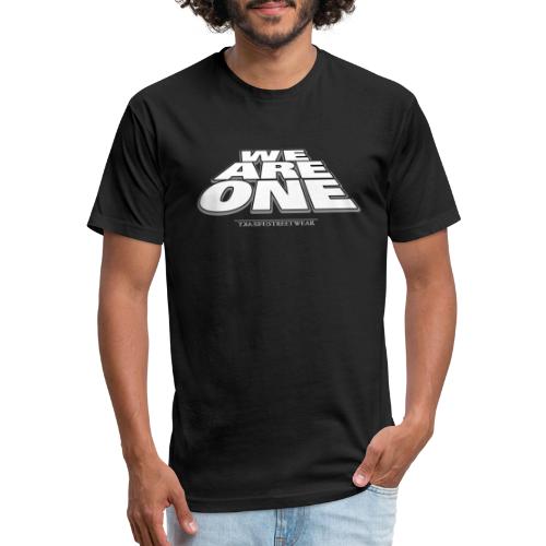 We are One 2 - Men’s Fitted Poly/Cotton T-Shirt
