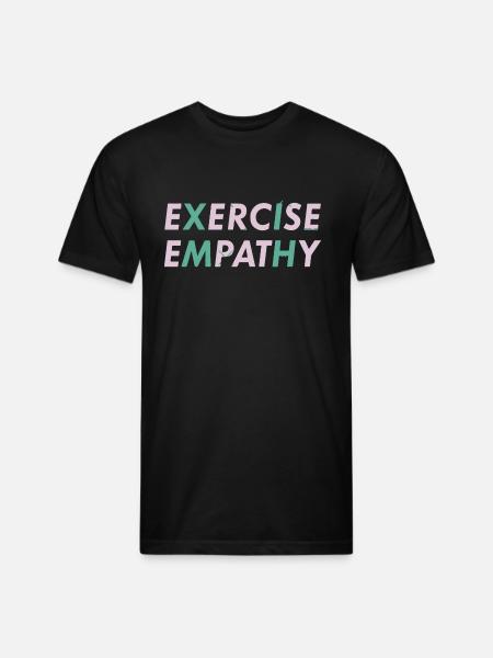 EMPATHY - Unisex Poly/Cotton T-Shirt - black