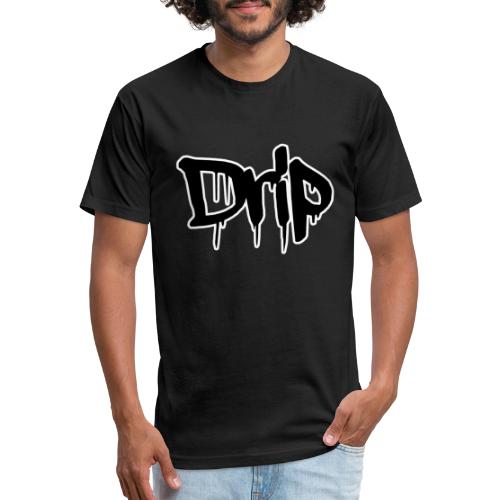 Drip Logo - Fitted Cotton/Poly T-Shirt by Next Level