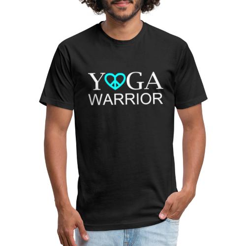 YOGA WARRIOR - Men’s Fitted Poly/Cotton T-Shirt