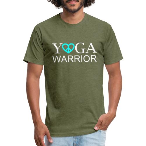 YOGA WARRIOR - Men’s Fitted Poly/Cotton T-Shirt