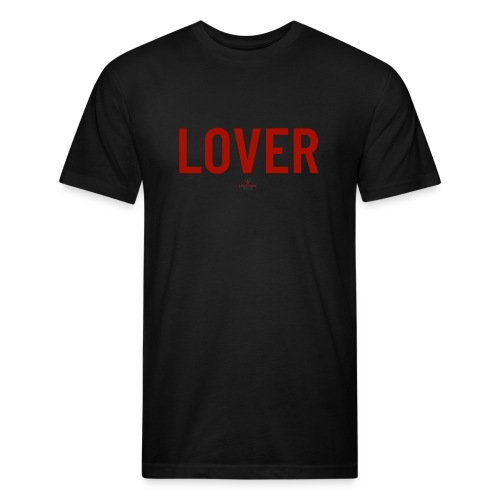 LOVER - Fitted Cotton/Poly T-Shirt by Next Level