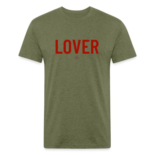 LOVER - Fitted Cotton/Poly T-Shirt by Next Level