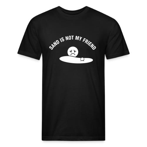 Sand Is Not My Friend Funny Bunker Humor Quote - Unisex Poly/Cotton T-Shirt