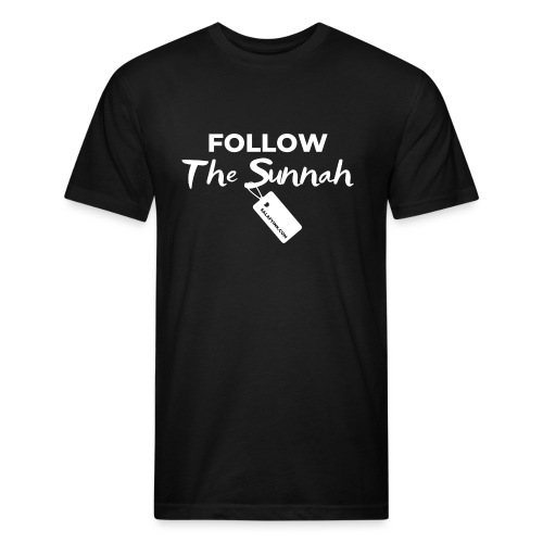 Follow The Sunnah - Men’s Fitted Poly/Cotton T-Shirt