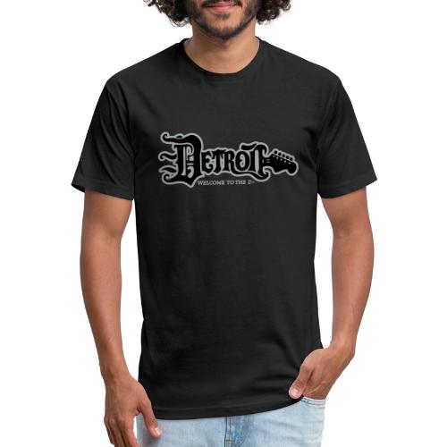 DETROIT GUITAR WTTD BLK SLR REG FONT - Unisex Poly/Cotton T-Shirt