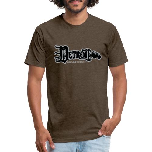 DETROIT GUITAR WTTD BLK SLR REG FONT - Unisex Poly/Cotton T-Shirt