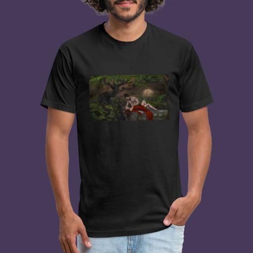 Under the Tanshi Tree - Men’s Fitted Poly/Cotton T-Shirt