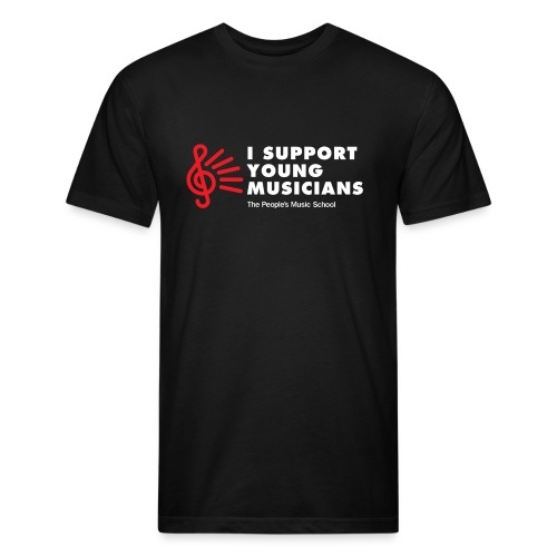 I Support Young Musicians! - Men’s Fitted Poly/Cotton T-Shirt