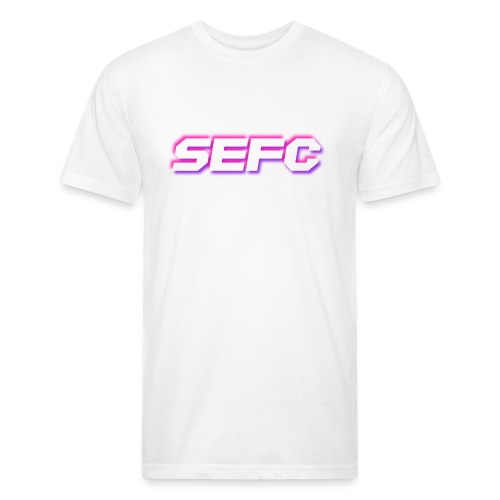 Super Elite Friendship Club Logo Vapor v2 - Men’s Fitted Poly/Cotton T-Shirt
