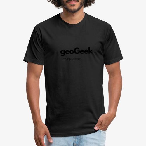JEE-OH-GEEK - Men’s Fitted Poly/Cotton T-Shirt
