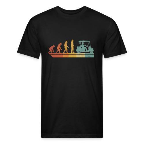 Evolution of Golf Funny Retro Cart Quote - Unisex Poly/Cotton T-Shirt