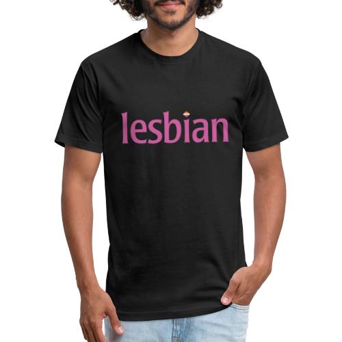 Lesbian Text - Unisex Poly/Cotton T-Shirt