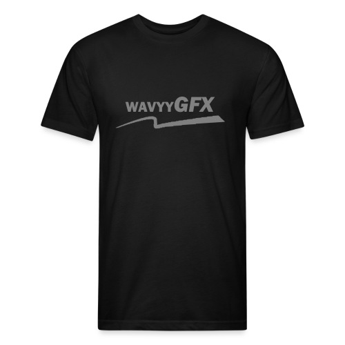 WAVYYGFX - Men’s Fitted Poly/Cotton T-Shirt