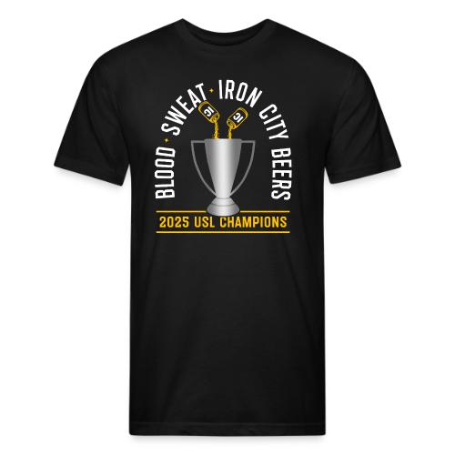 Blood. Sweat. Champs. (Front Only) - Unisex Poly/Cotton T-Shirt