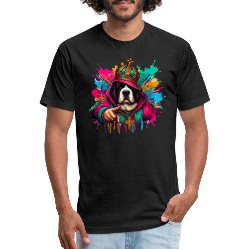 St. Bernard The King - Unisex Poly/Cotton T-Shirt