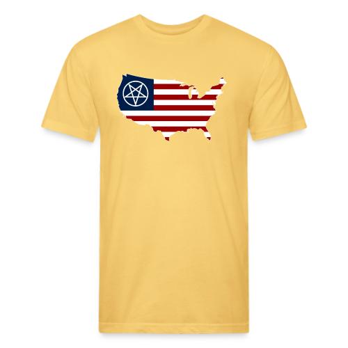 United Satanic America - Unisex Poly/Cotton T-Shirt