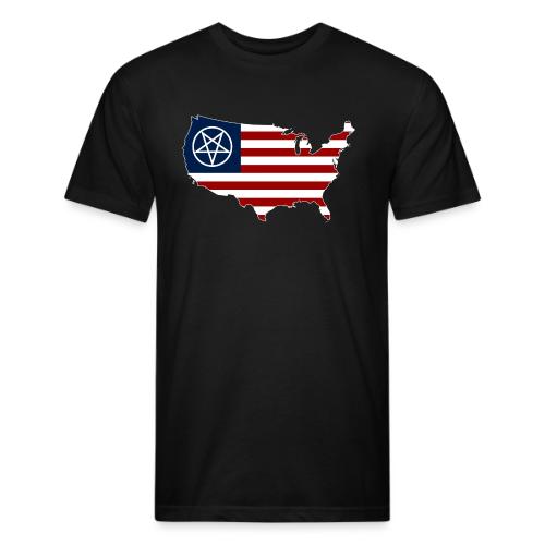 United Satanic America - Unisex Poly/Cotton T-Shirt