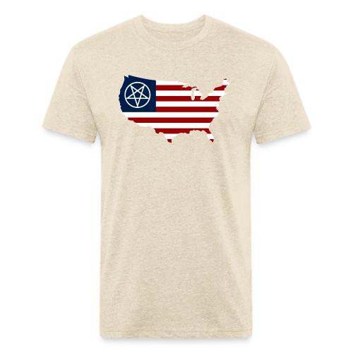 United Satanic America - Unisex Poly/Cotton T-Shirt