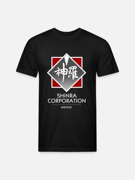 shinra - Unisex Poly/Cotton T-Shirt - black