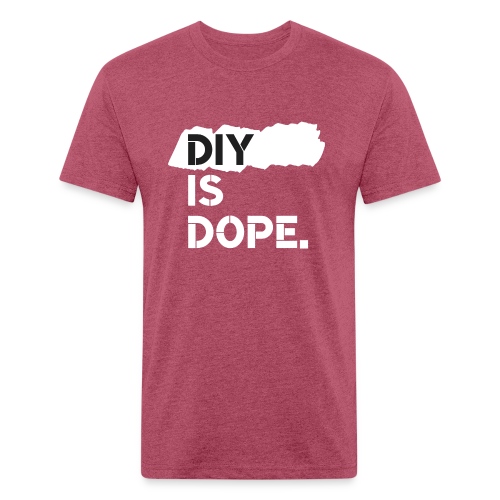 DIY is Dope - black DIY - Men’s Fitted Poly/Cotton T-Shirt