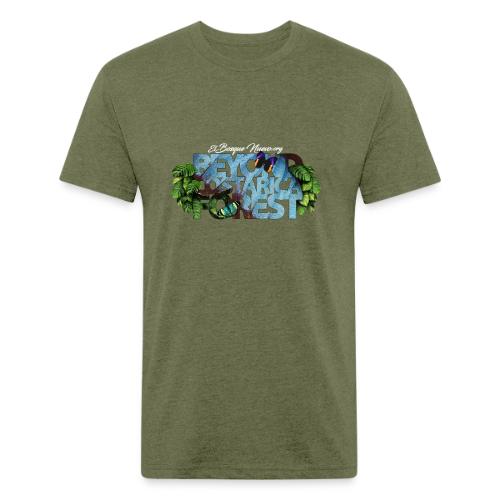 Beyond Costarica Forest E - Men’s Fitted Poly/Cotton T-Shirt