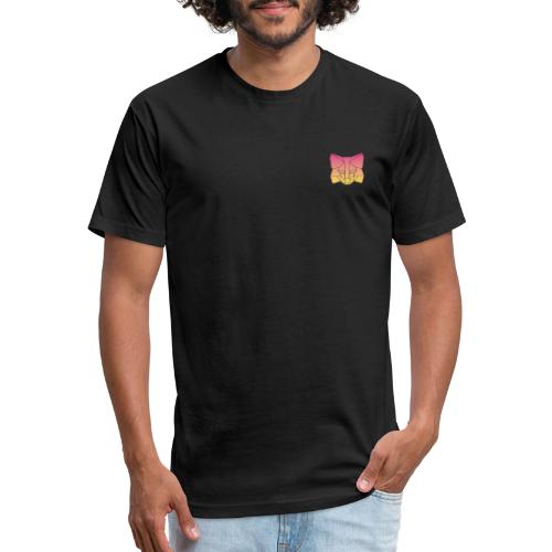 Sunset Fox - Fitted Cotton/Poly T-Shirt by Next Level
