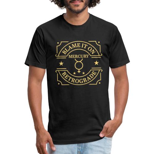 Blame It On Mercury Retrograde - Men’s Fitted Poly/Cotton T-Shirt