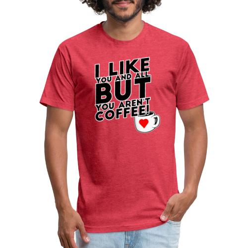 I like you, but... - Unisex Poly/Cotton T-Shirt