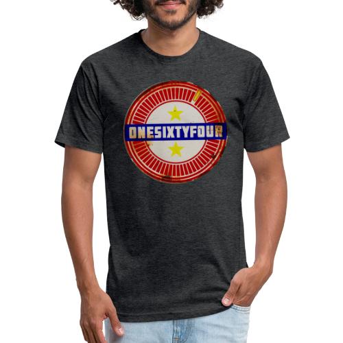 One Sixty Four -- vintage inspired design - Unisex Poly/Cotton T-Shirt