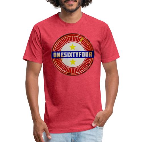 One Sixty Four -- vintage inspired design - Unisex Poly/Cotton T-Shirt