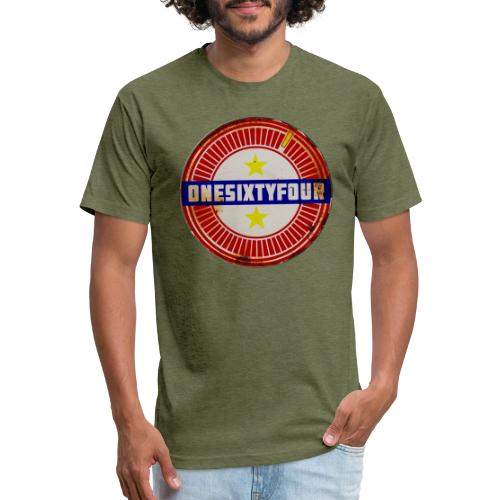 One Sixty Four -- vintage inspired design - Unisex Poly/Cotton T-Shirt