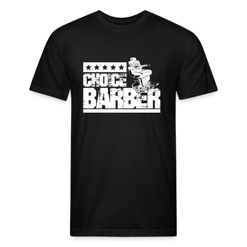 Choice Barber 5-Star Barber T-Shirt - Men’s Fitted Poly/Cotton T-Shirt