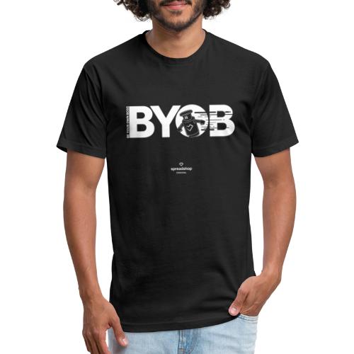 BYOB Robot - Men’s Fitted Poly/Cotton T-Shirt