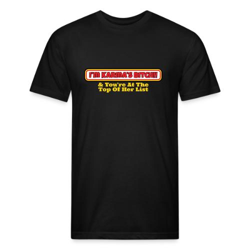 Karma's Bitch - Unisex Poly/Cotton T-Shirt