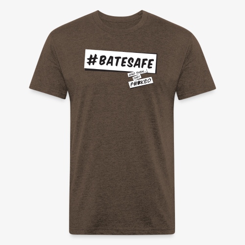 ATTF BATESAFE - Men’s Fitted Poly/Cotton T-Shirt