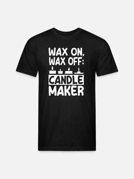Candle Making - Unisex Poly/Cotton T-Shirt - black