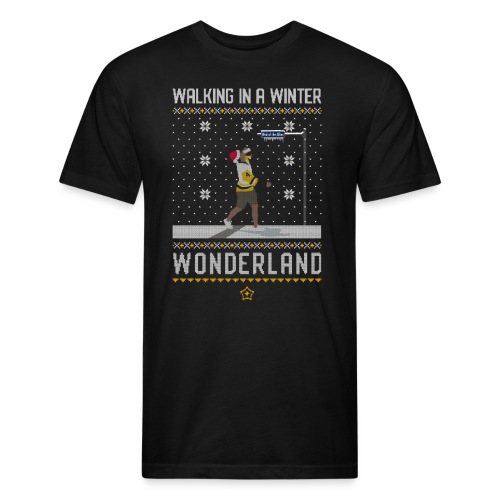 2018_Walking Winter Wonde - Fitted Cotton/Poly T-Shirt by Next Level