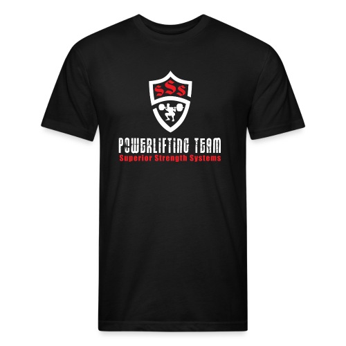 Powerlifting Team - Men’s Fitted Poly/Cotton T-Shirt