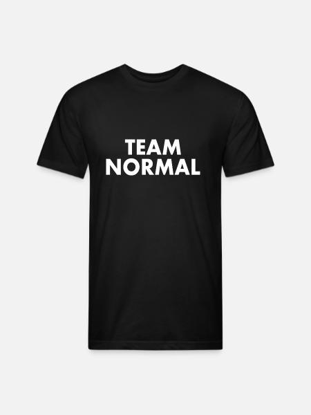 Team normal - Unisex Poly/Cotton T-Shirt - black
