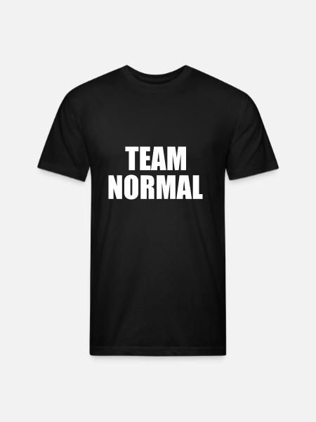 Team normal - Unisex Poly/Cotton T-Shirt - black