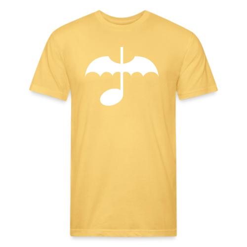 Music Note with Bat Wings - Unisex Poly/Cotton T-Shirt