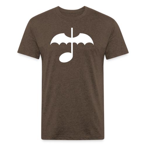 Music Note with Bat Wings - Unisex Poly/Cotton T-Shirt