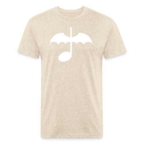 Music Note with Bat Wings - Unisex Poly/Cotton T-Shirt