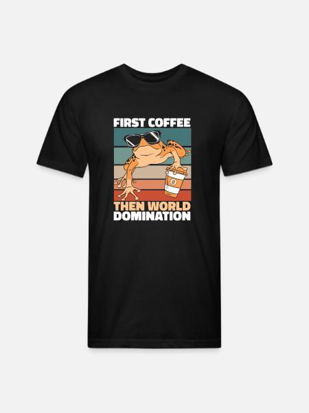 Poison Frog Coffee Sunglasses - Unisex Poly/Cotton T-Shirt - black